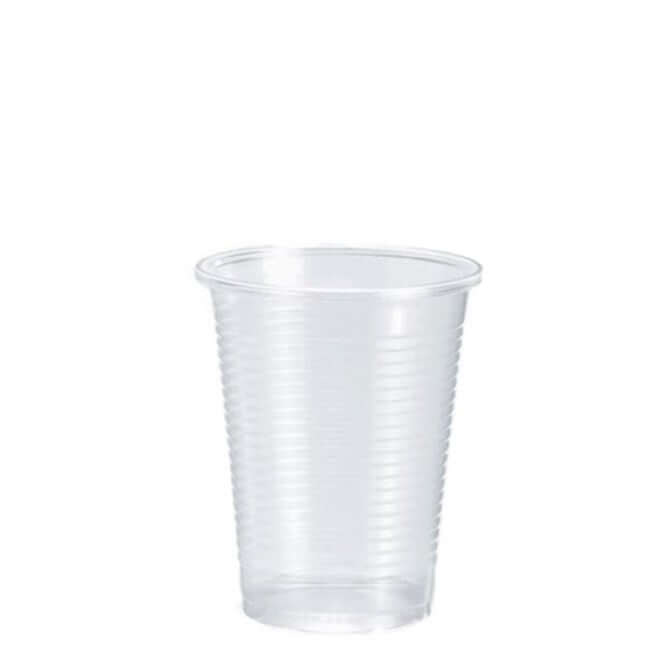 Bicchiere in Plastica Eco Trasparente da 200 ml. - Cartone da 2400 pz. 80 pz. x 30