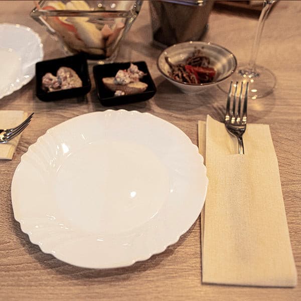 Tasca portaposate cm. 40x40 Easy Champagne Soft - 600 pz.