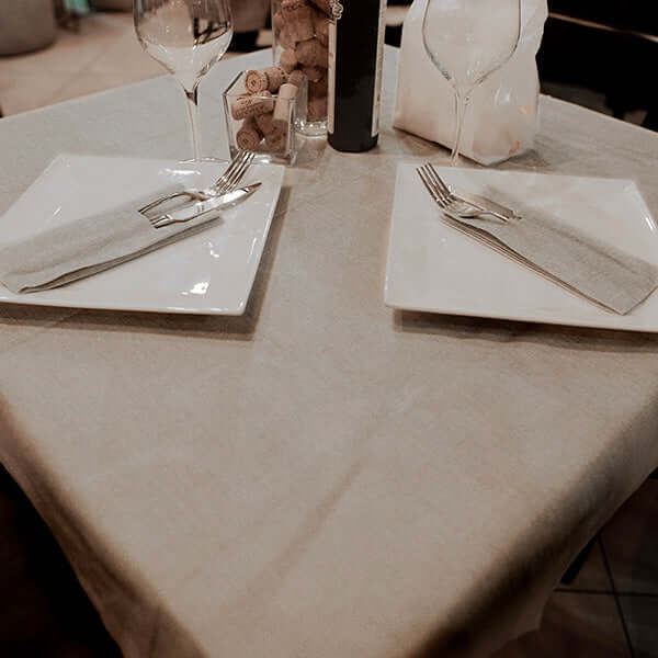 Tovaglia TNT 100x100 Easy Tortora Soft - 100 pz.