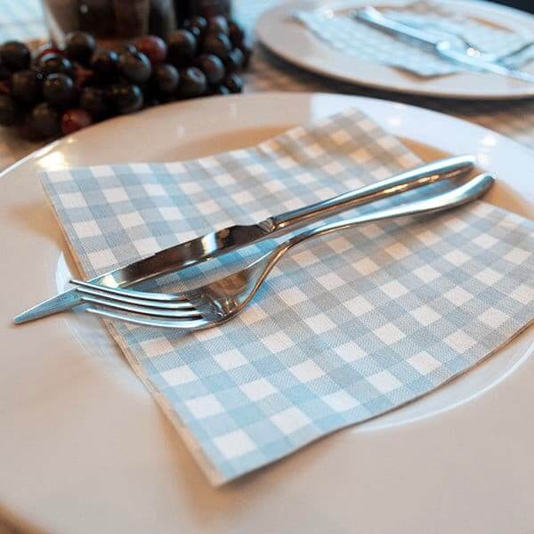 Tovagliolo Roma Azzurro Soft cm. 40x40 - 600 pz.