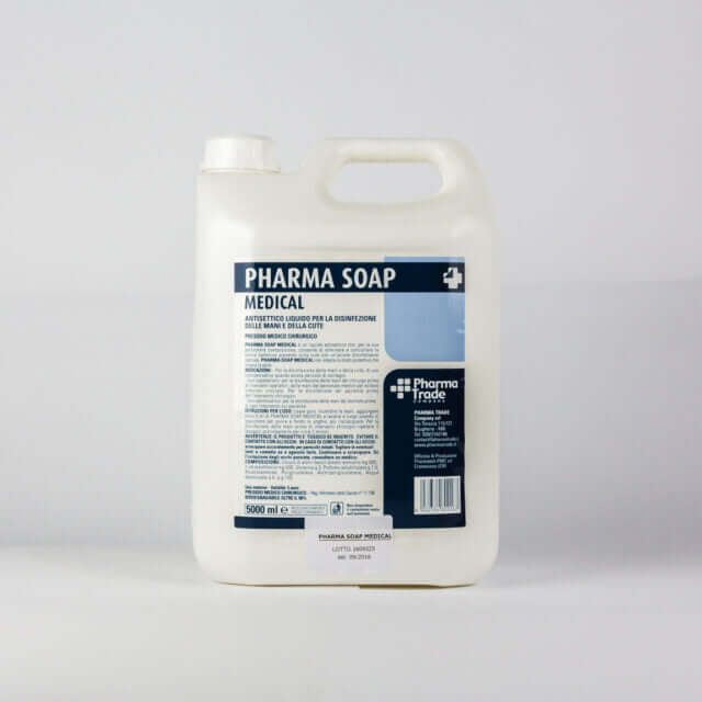 Pharma Soap Medical Sapone Mani Disinfettante in Tanica da Kg. 5 - P.M.C. - Cartone da 2 pz.