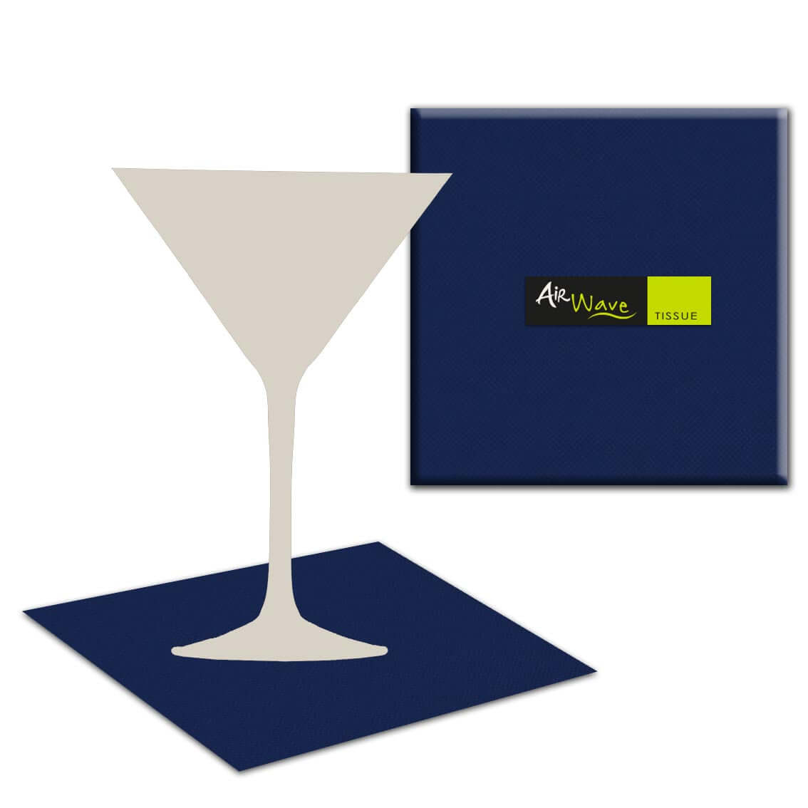 Tovagliolo Blue Airwave cm. 24X24 - 2000 pz