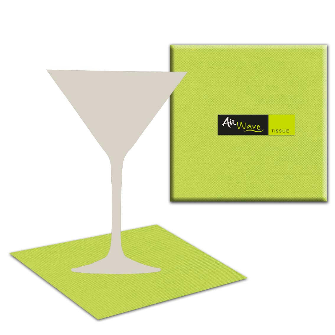 Tovagliolo Mela Airwave cm. 24X24 - 2000 pz.