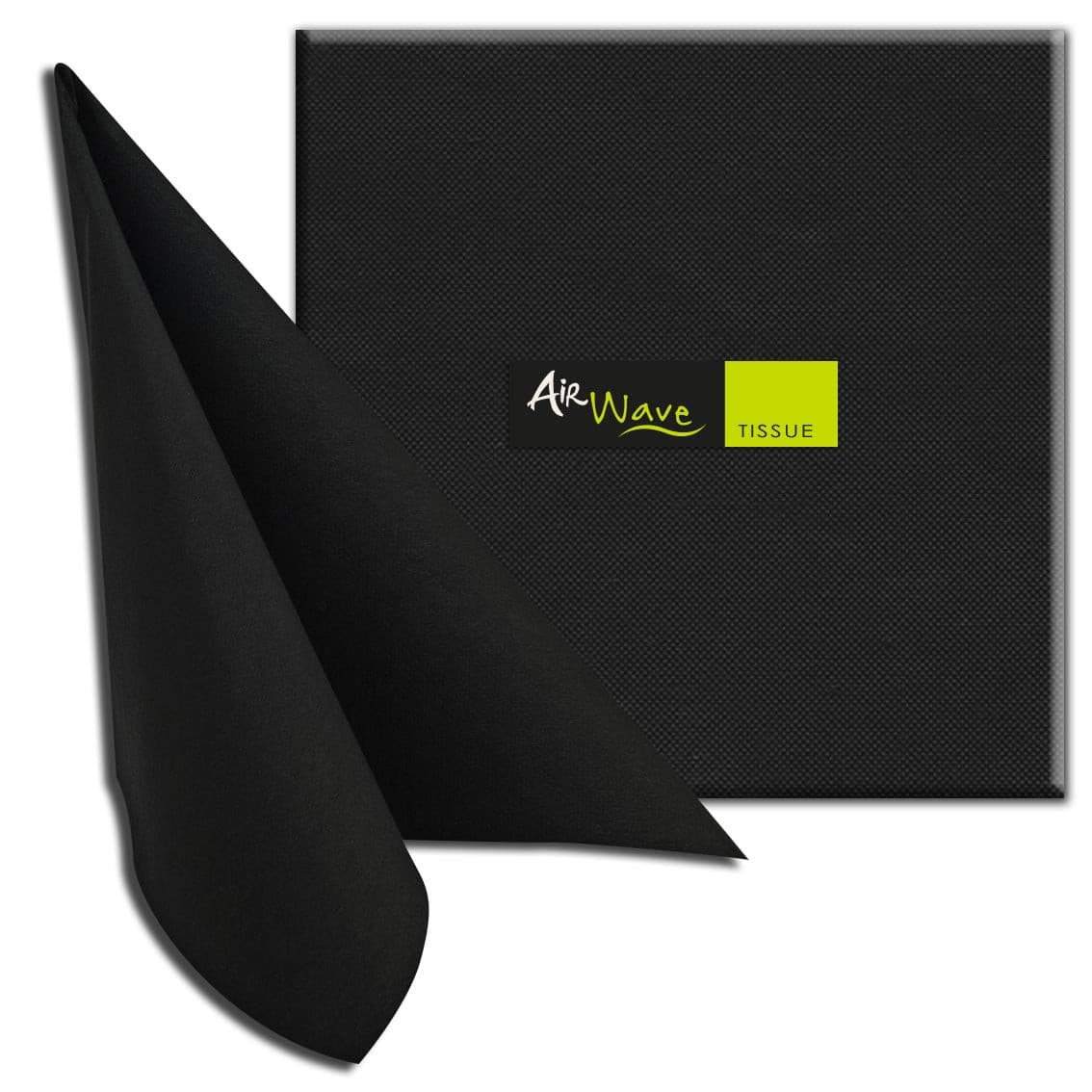 Tovagliolo Nero Airwave cm. 40X40 - 1200 pz.