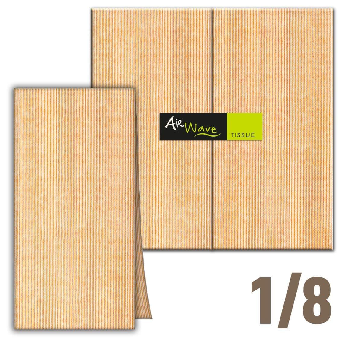 Tovagliolo Jill Arancio Multisoft Airwave piegato 1/8 cm. 40X40 - 960 pz.