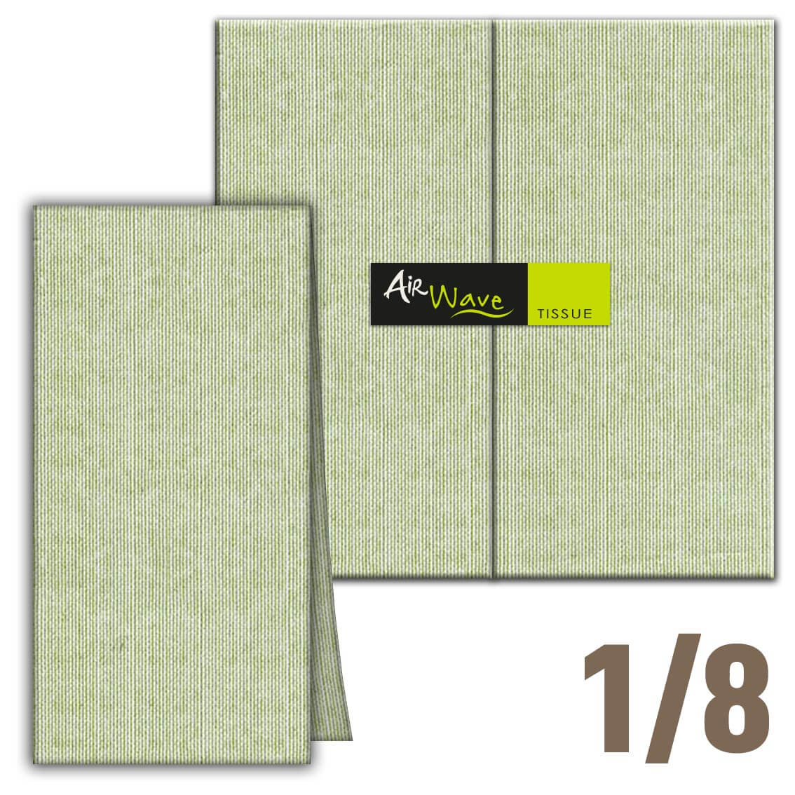 Tovagliolo Jill Olio Multisoft Airwave piegato 1/8 cm. 40X40 - 960 pz.