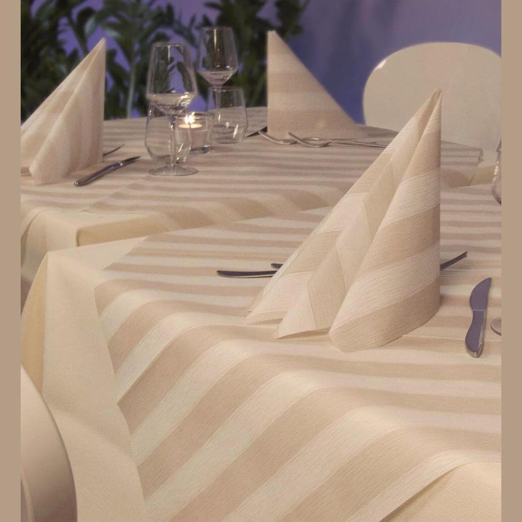 Tovaglia Tnt 100x100 Band Sabbia Plus 100 pz