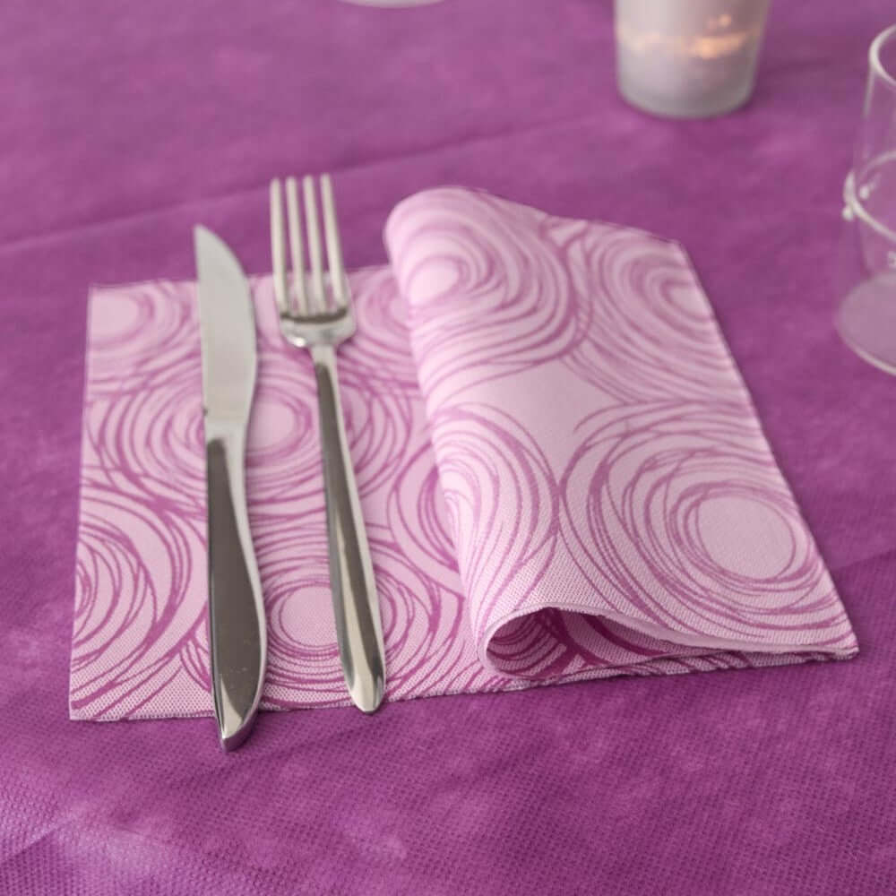 Tovagliolo Bolas Viola Multisoft Airwave cm. 40X40 - 960 pz.