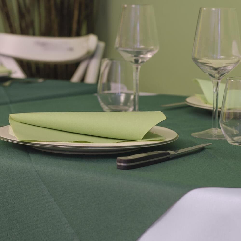 Tovaglia Verde Plus cm. 100X100 - 100 pz.