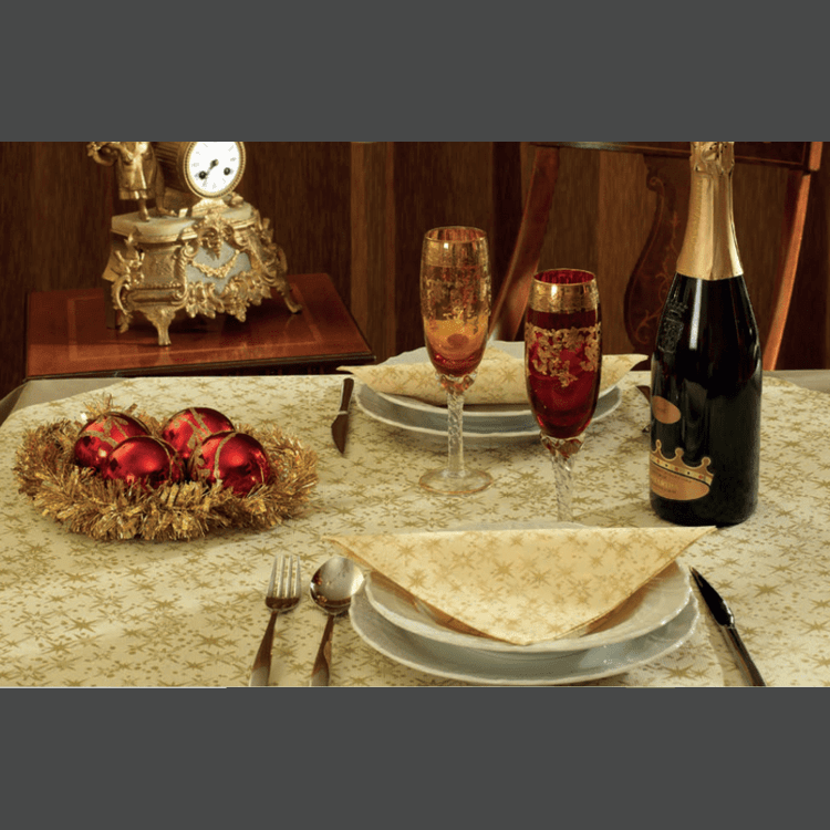 Tovaglia Comete Oro Superior cm. 100x100 – 100 pz.