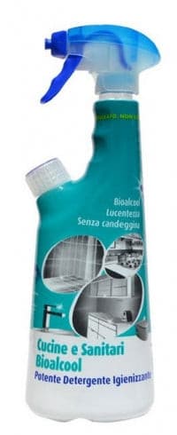 Detergente Bialcool Per Cucine e Sanitari - Conf. da 3 pz..