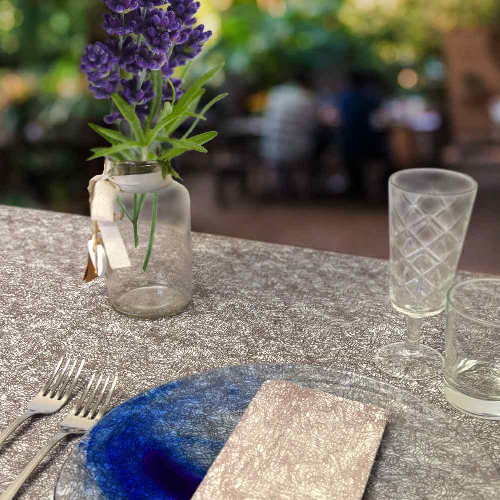 Tovaglia Grunge Tortora Superior cm. 100x100 – 100 pz.