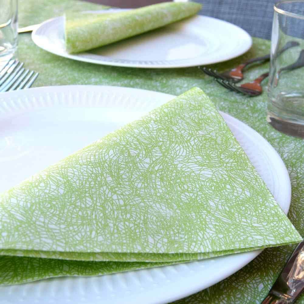 Tovagliolo Grunge Verde Lime Superior cm. 40x40 – 800 pz.