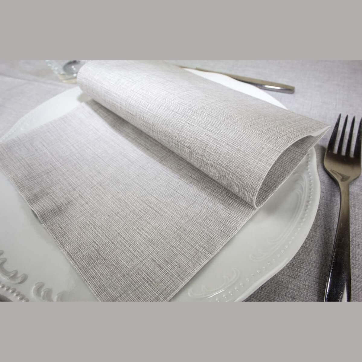 Tovagliolo TNT 40x40 Easy Grigio Chiaro Soft - 600 pz.