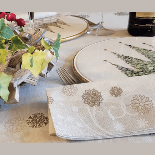 Tovaglia Elegant Marrone Superior cm. 100x100 – 100 pz.