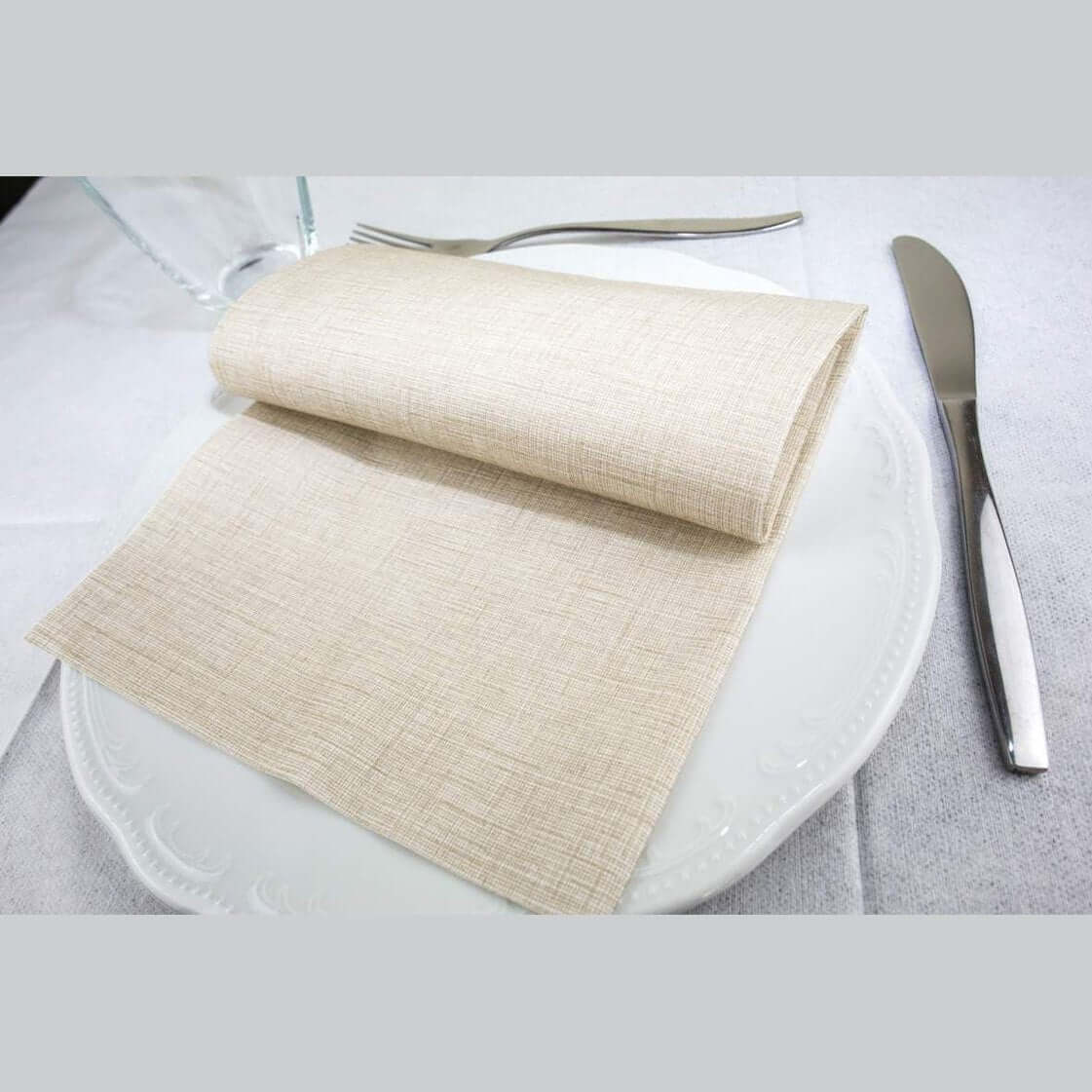 Tovagliolo TNT 40x40 Easy Tortora Soft  - 600 pz.