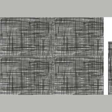 Busta portaposate Graffi nera con tovagliolo – 1000 pz.