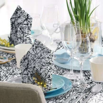 Tovagliolo Pollock Nero Superior cm. 40x40 – 800 pz.