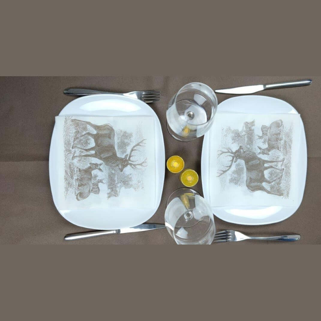 Tovagliolo Narvik Marrone Superior cm. 40x40 – 800 pz.