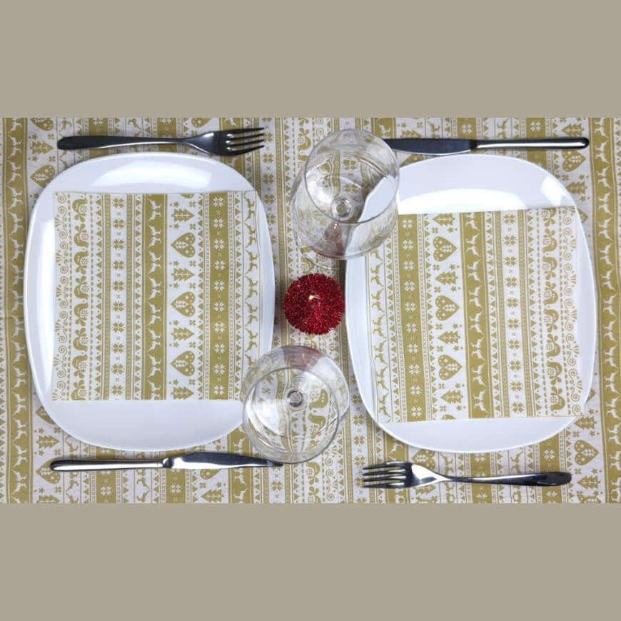 Tovaglia Carol Oro Superior cm. 100x100 - 100 pz.