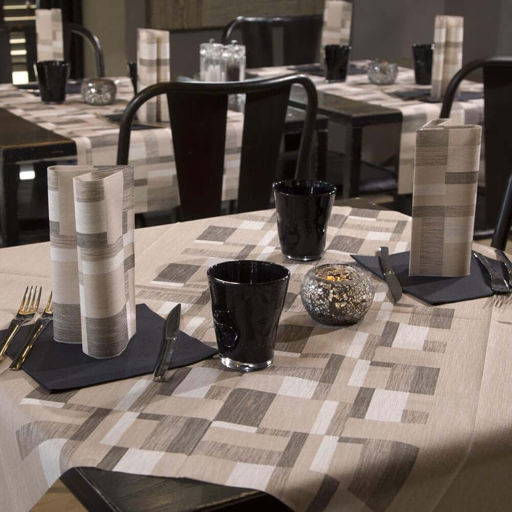 Tovagliolo Kuadra Nocciola Plus cm. 40X40 - 800 pz.