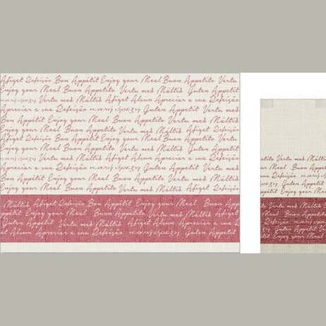 Busta portaposate Lino Bordeaux con tovagliolo – 1000 pz.