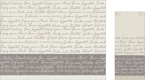 Tovaglietta Lino Grigia in carta cm. 30X40 – 2500 pz.