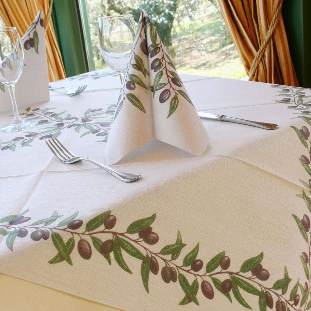 Tovaglia Olivia Plus cm. 100X100 - 100 pz.