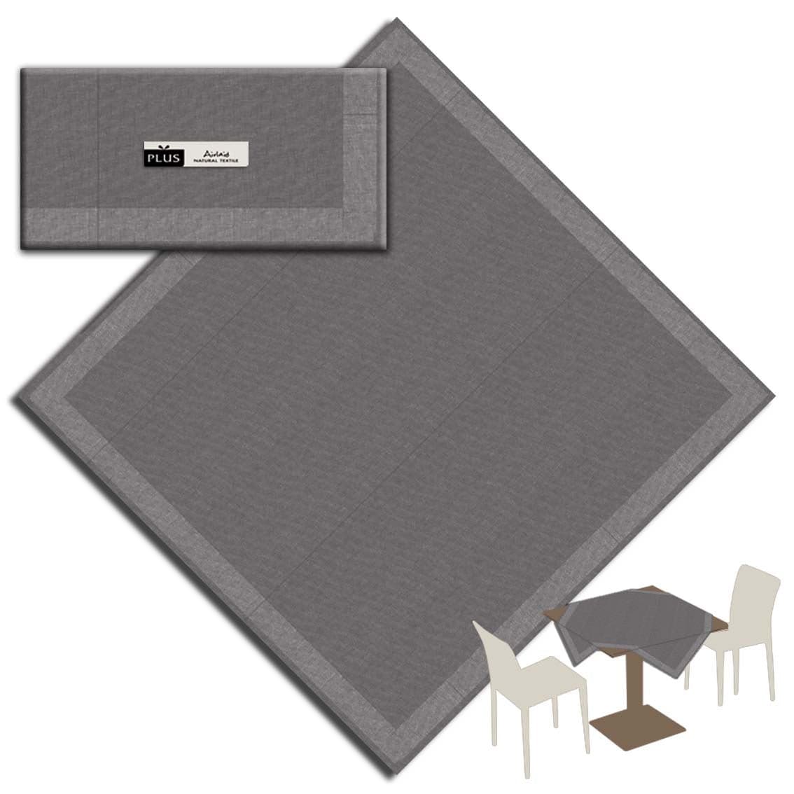 Tovaglia Tnt 100x100 Iuta Grigio Plus 100 pz.