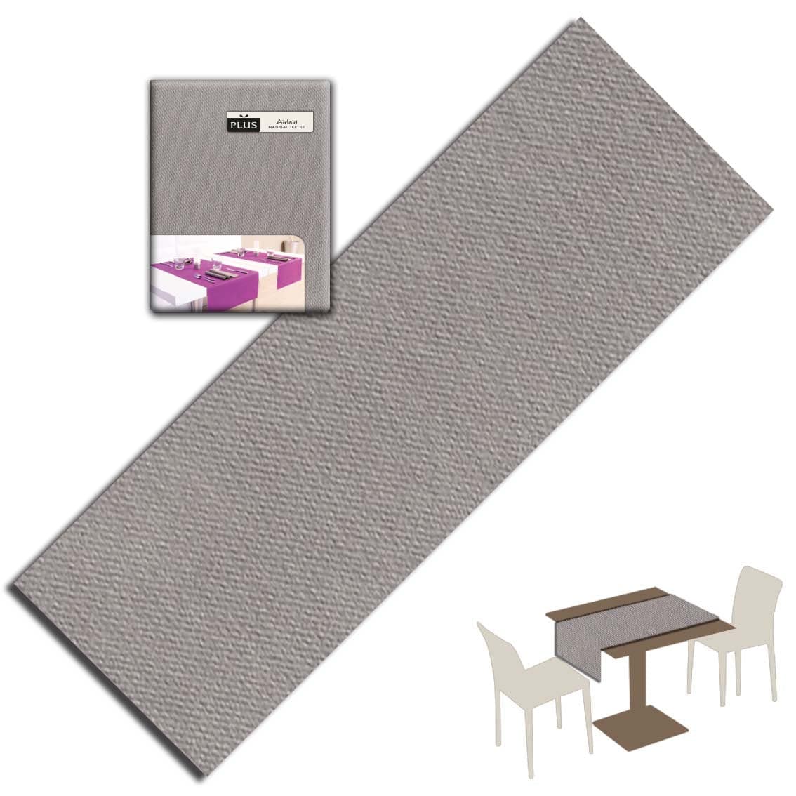 Runner Grigio Plus cm. 120X48 - 200 pz.