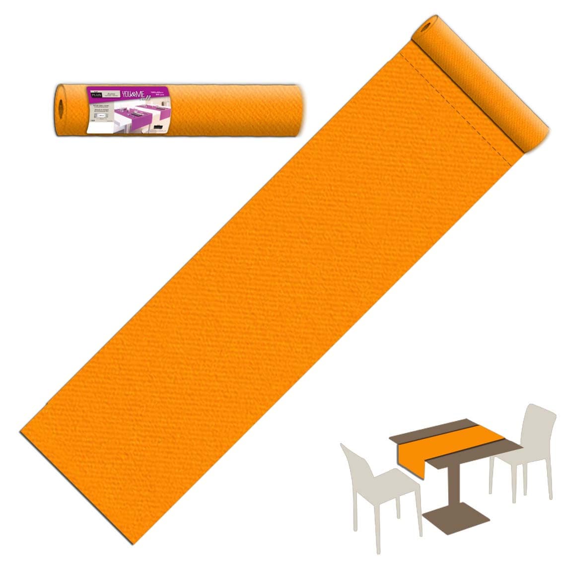 Rotolo arancio Plus cm. 40X120 - 160 pz.
