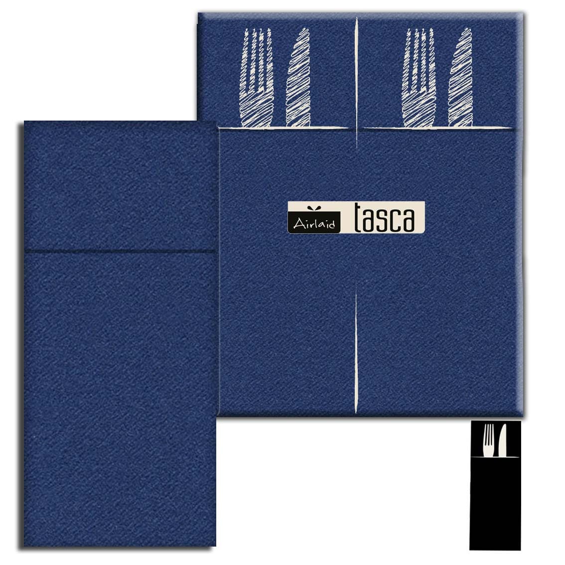 Tasca Portaposate Blue Plus cm. 40X32 - 1200 pz.