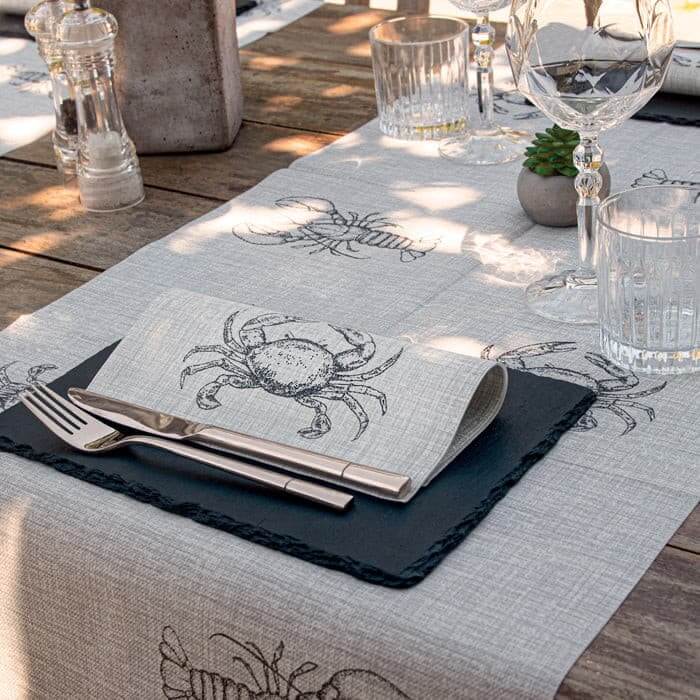 Tovagliolo Astice Fumè Plus cm. 44x44 - 800 pz.