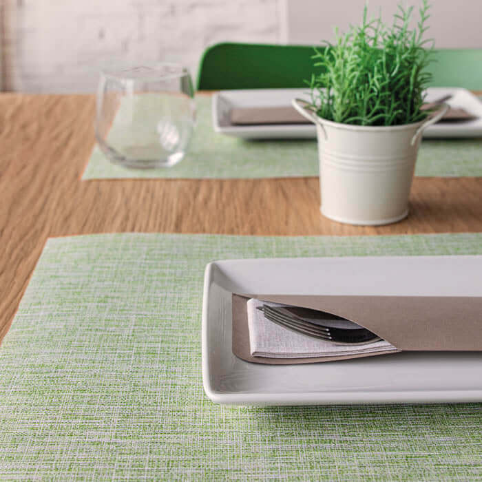 Tovaglietta Brigitte Verde Onda Airwave cm. 30x48 - 600 pz.