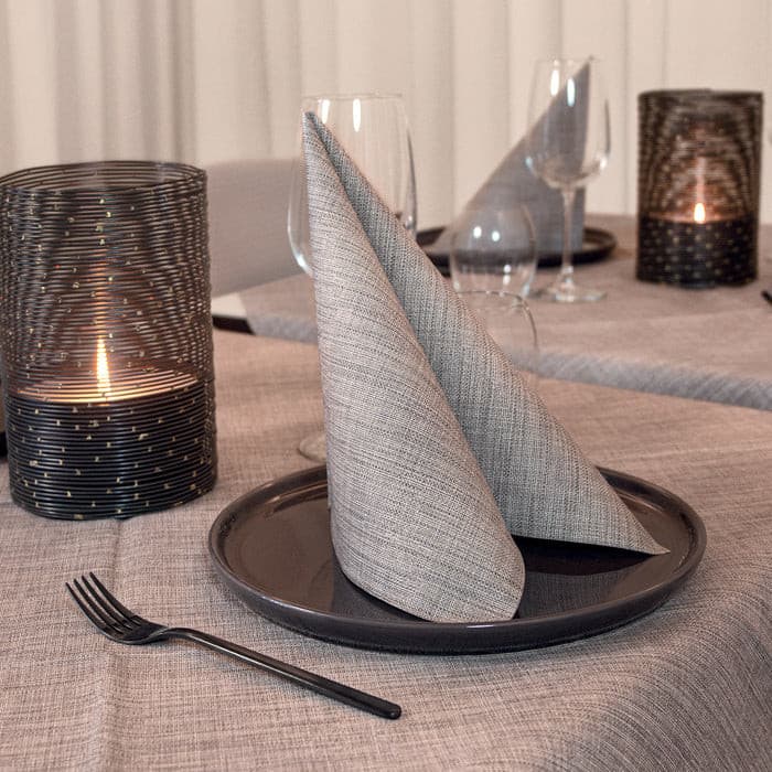 Tovaglia Flem Moka Plus cm. 100x100 - 100 pz.