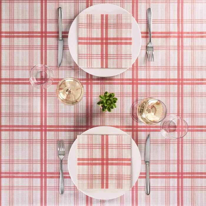 Tovaglia Gourmet Rosso Plus cm. 100X100 - 100 pz.