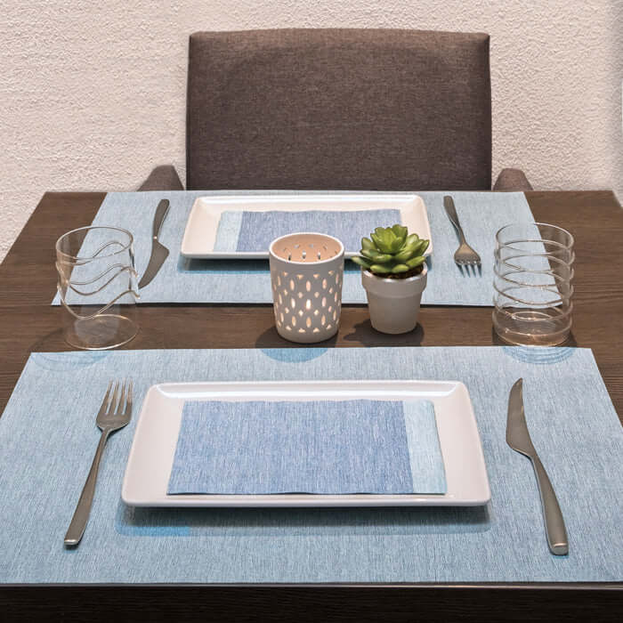 Tovaglietta Jolie Blue Onda Airwave cm. 30X48 - 400 pz.