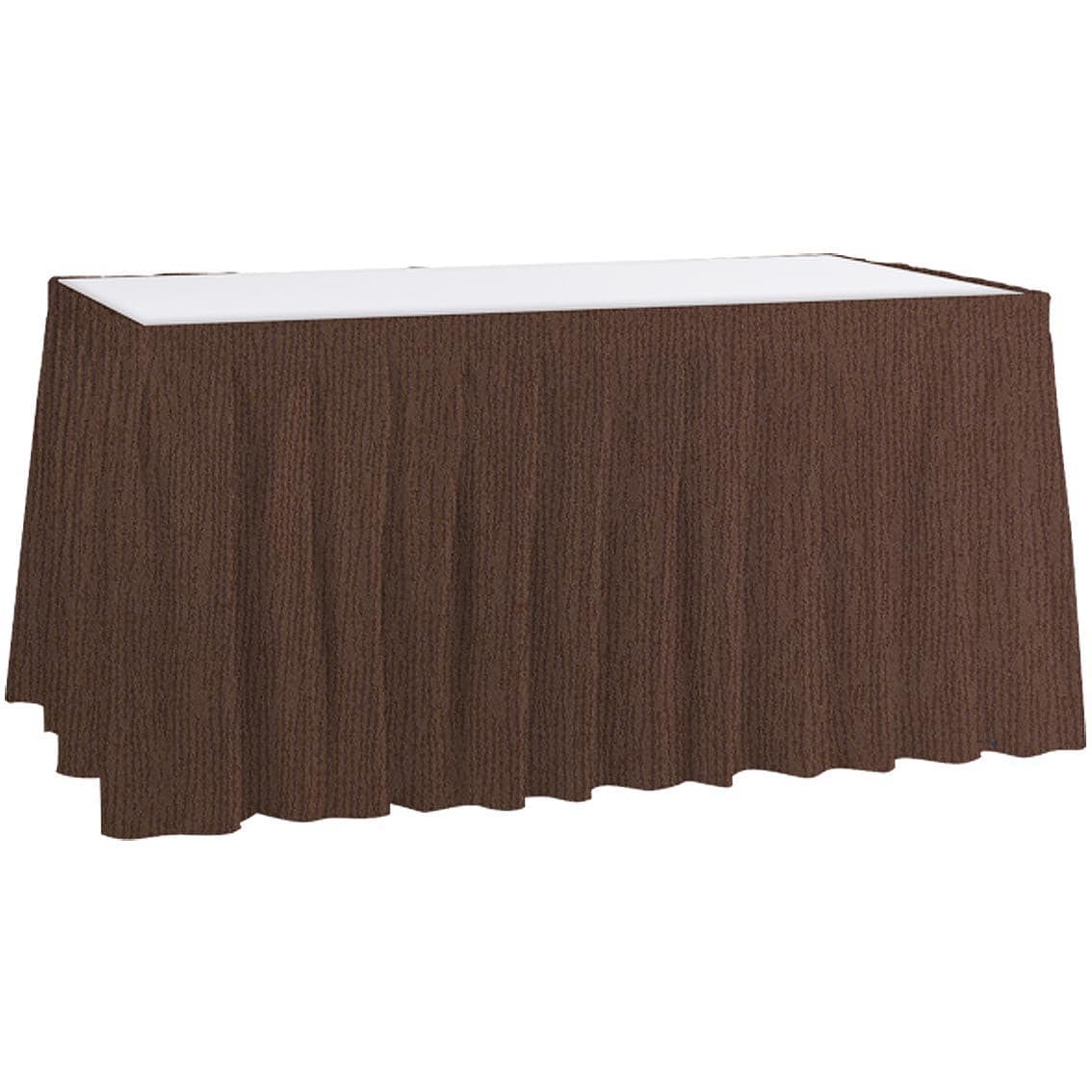 Tovaglia Stoffa Cacao Monolin Gonna Buffet mt.4 x cm.74 - 4 pz..