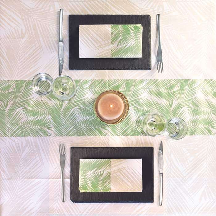 Tovaglia Oasi Verde Mono cm. 100X100 - 100 pz.