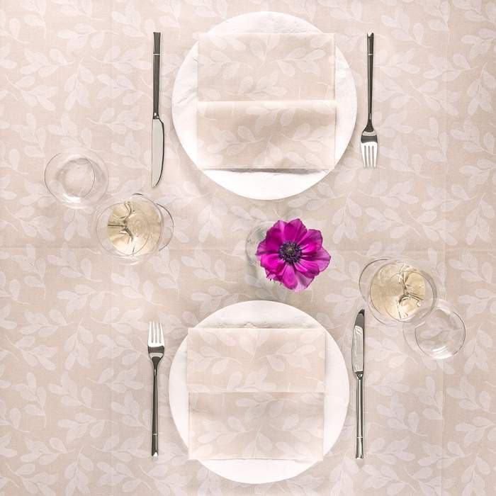 Tovagliolo Petalo Ecrù Mono cm. 40X40 - 800 pz.