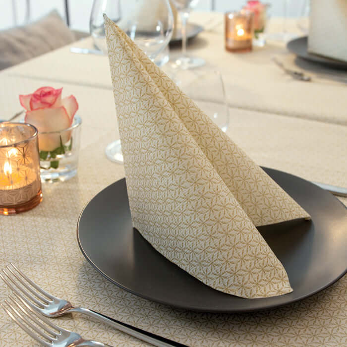 Tovaglia Starlet Avorio Mono cm. 100x100 - 100 pz.