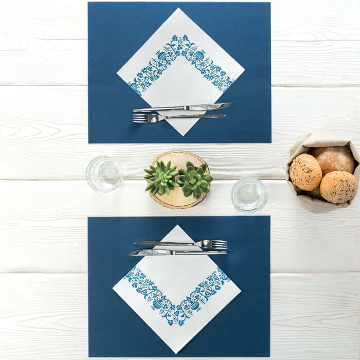 Tovagliolo Country Blue Airwave cm. 40X40 - 1200 pz.