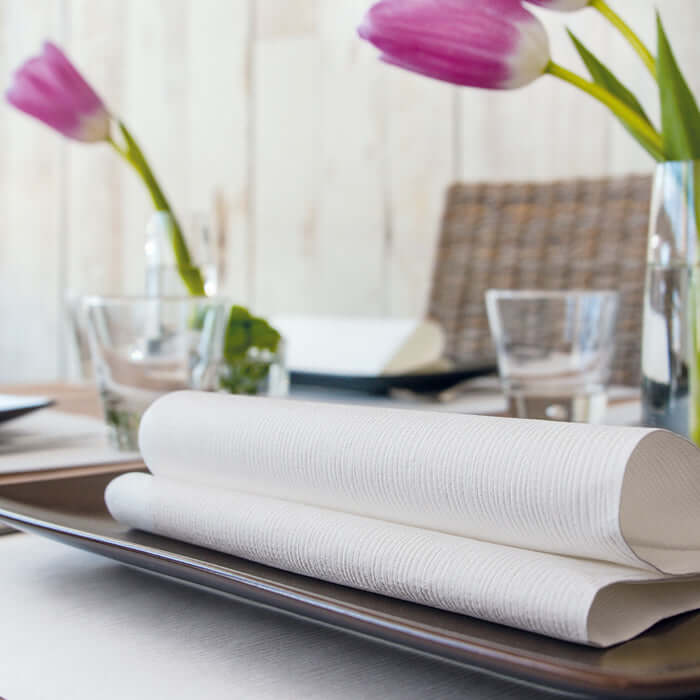 Tovagliolo Bianco Onda Airwave cm. 40X40 - 800 pz.