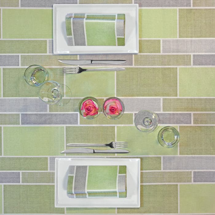 Tovaglia Urban Verde Micro cm. 100x100 - 80 pz.