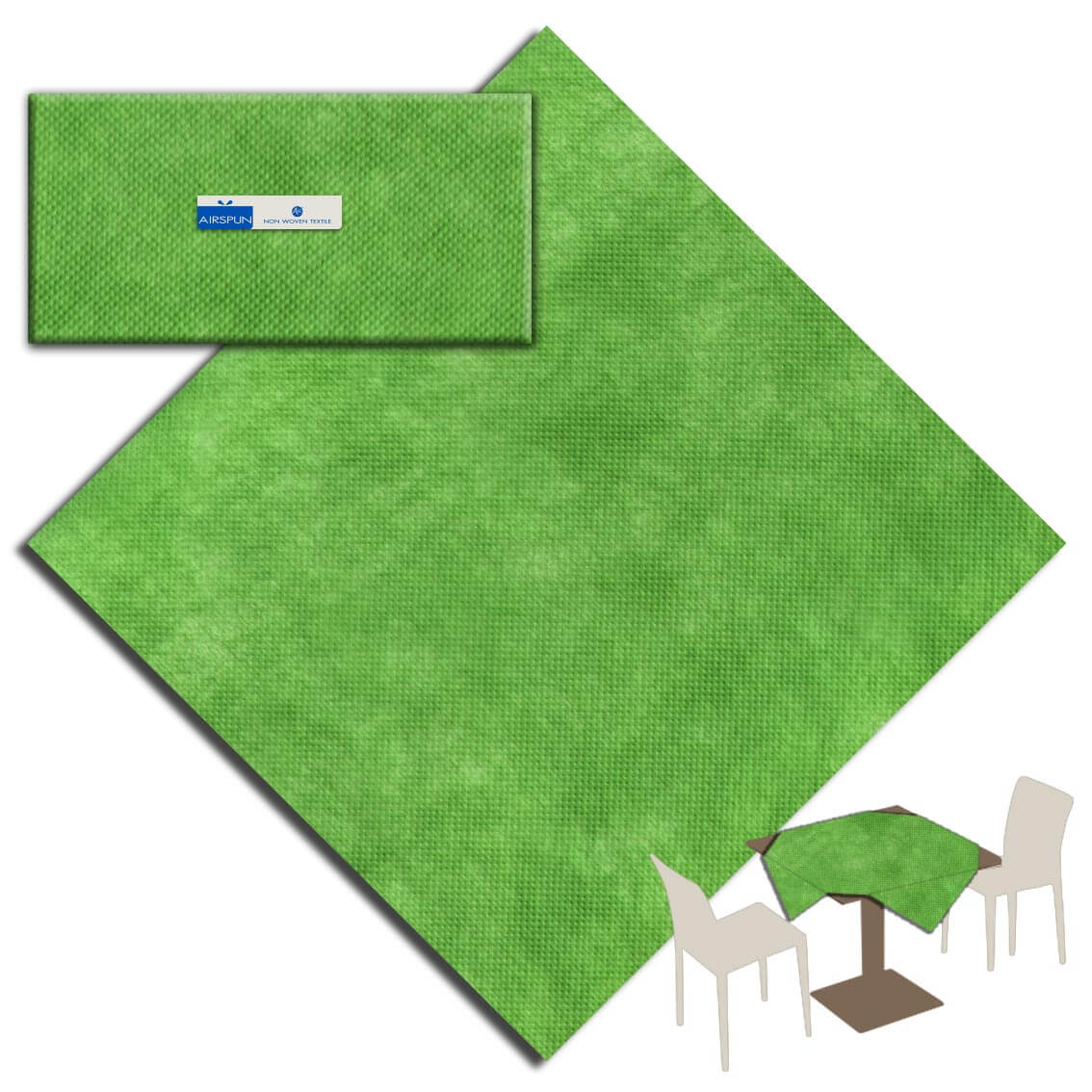 Tovaglia TNT 100X100 Mela Airspun - 100 pz.