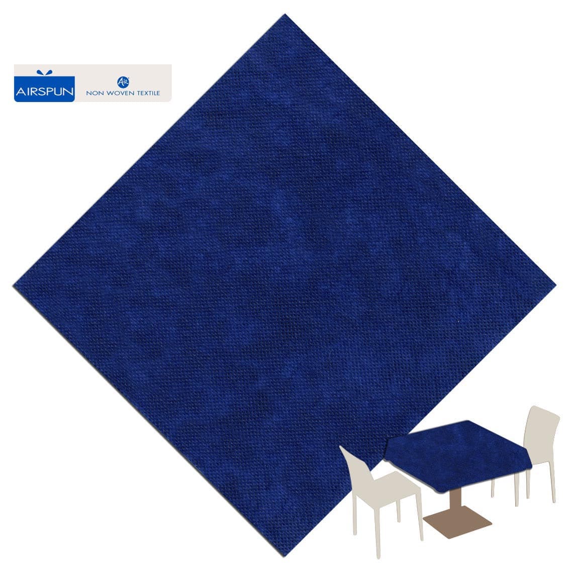 Tovaglia Blue Airspun cm. 120X120 - 100 pz.