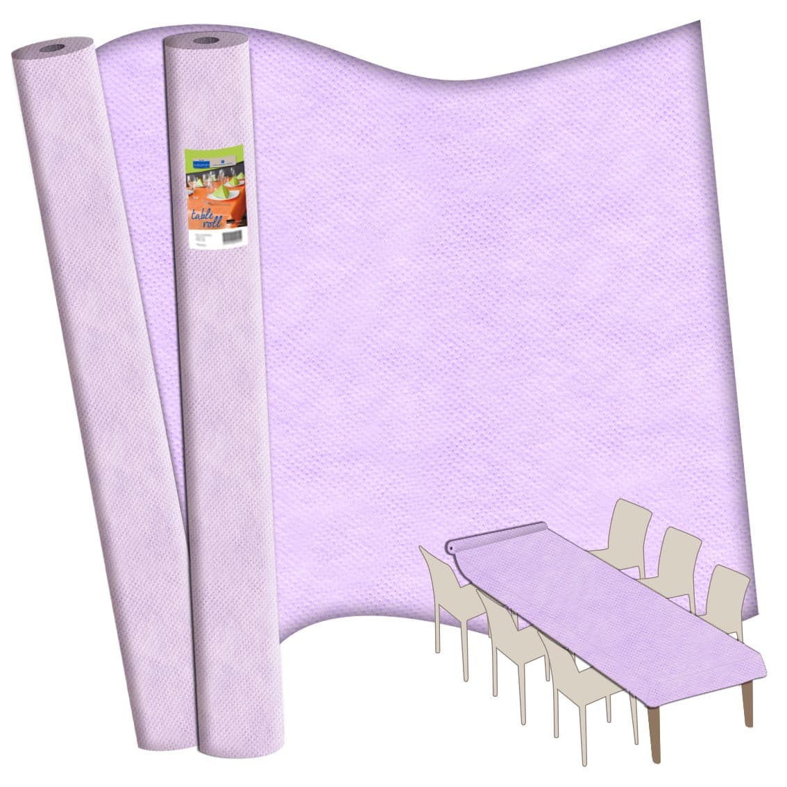 Rotolo Lilla Airspun mt. 1.2x25 - 4 pz.