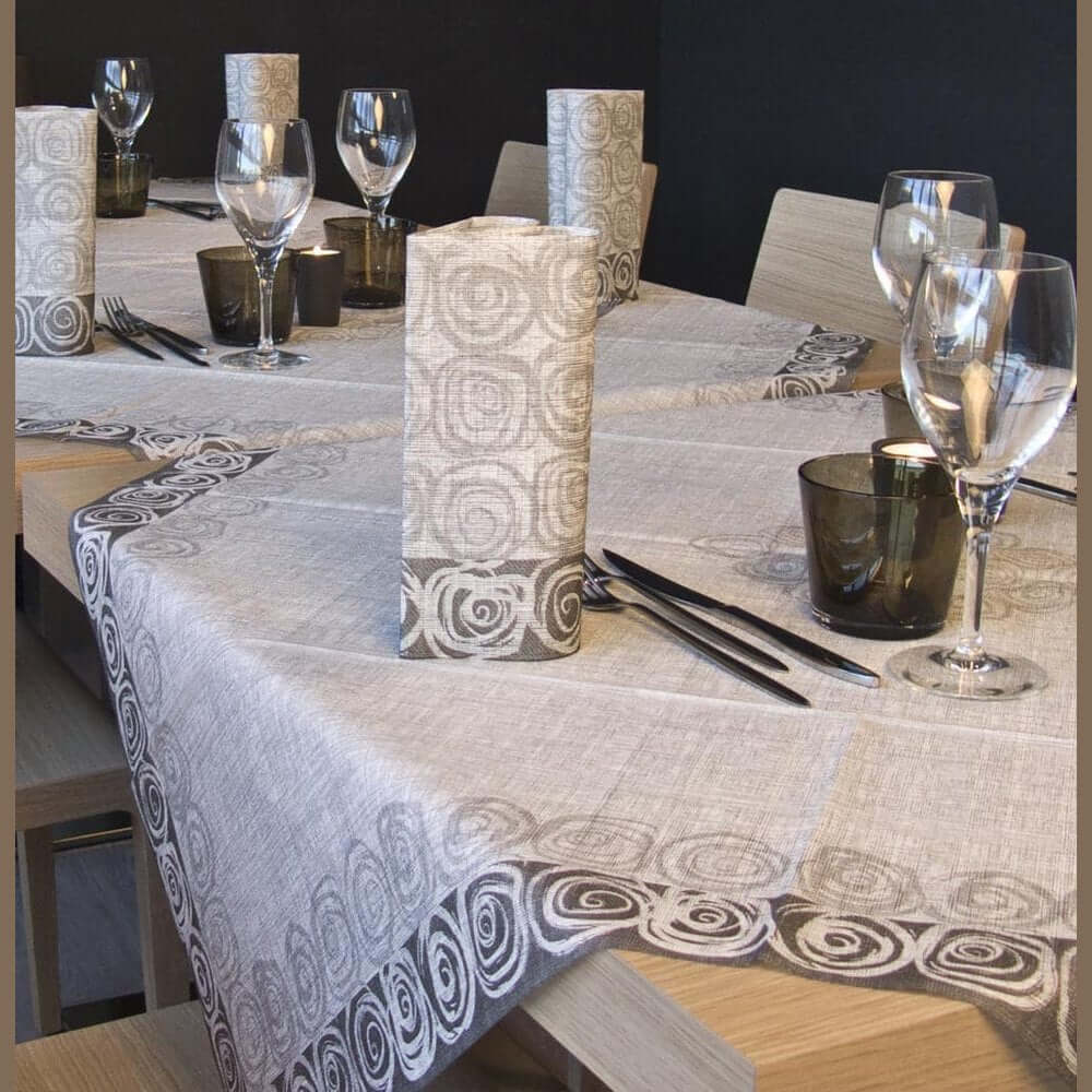 Tovagliolo Rossella Nero Mono cm. 40X40 - 800 pz.