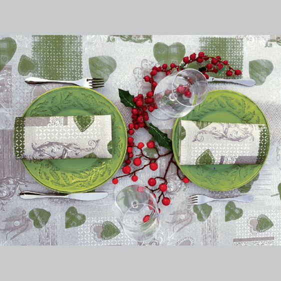 Tovaglia TNT 100x100 Shabby Verde Oliva Superior – 100 pz.