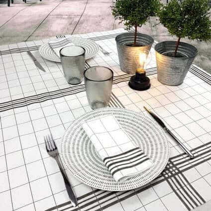 Tovagliolo Square Nero Superior cm. 40x40 – 800 pz.